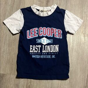 Kids Navy and White T-Shirt